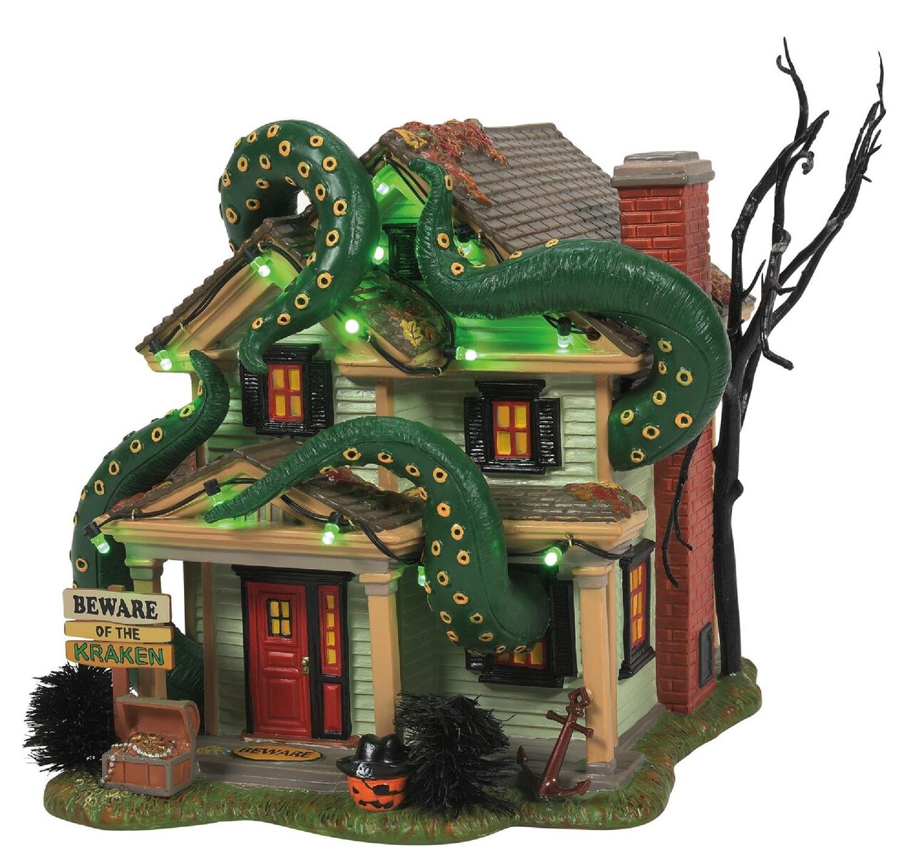 Department 56 Department 56 Snow Village Halloween The Kraken House Lighted Building #6011436